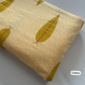 Cotton Cushion <b>Cover</b> Printed Throw Pillow <b>Cover</b> Leaf Pattern Square Soft Home Decor <b>Sofa</b> Decor - Product Image 2