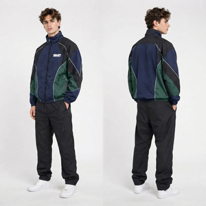 Men's Sportswear Printed <b>Windbreaker</b> Jacket Stand Collar Hiking Jacket 100% Nylon Lightweight Men's Streetwear Jackets - Product Image 4