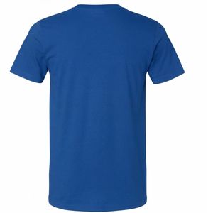Camiseta con cuello en V para mujer, camiseta con estampado gráfico de letras horizontales y mangas a rayas, Top informal de manga corta a la moda, estilo Sorority - Product Image 2