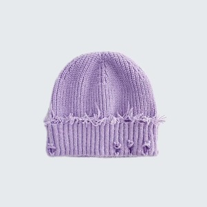 Gorro de Punto Desgastado con Logotipo Personalizado, 100% Acrílico, Gorro de Invierno para Viajes al Aire Libre, Esquí y Ciclismo - Product Image 4