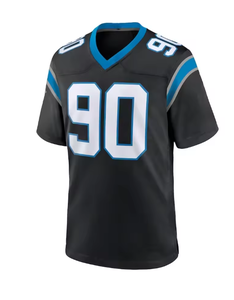 Maillot de football américain rouge personnalisé, maillot de football personnalisé avec nom et numéro de l'équipe, pour fans, hommes, femmes, jeunes, enfants, streetwear - Product Image 2