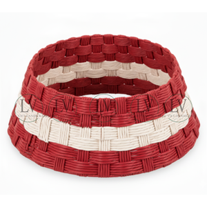 Falda para árbol de Navidad de jacinto de agua de 28 pulgadas, estilo rústico, ensamblada, para decoración, de Vietnam (ODM) - Product Image 3