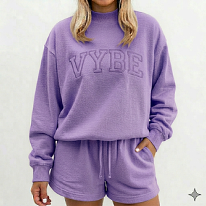 Ensemble court col roulé hiver premium pour femme – Tenue deux pièces douce et chaude, confortable pour les journées froides - Product Image 1