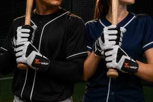 Guantes de Bateo de Béisbol Elite, Palma de Cuero Premium, Transpirables, Cómodos, Guantes Deportivos, Personalizables OEM ODM, Marca Privada - Product Image 6