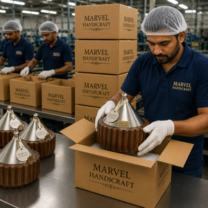 หม้อตุ๋นไม้พรีเมียม Marvel Handicraft พร้อมฝาปิดสแตนเลส |   ชามอุ่นอาหารหรูหราสำหรับใช้ในครัวเรือน - Product Image 4