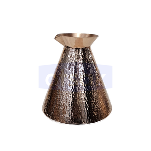 Handcrafted Eco-Friendly Classic Copper Water Pitcher with <b>Cover</b> and Polished Surface for Daily Drinking and <b>Table</b> Serving - Product Image 5