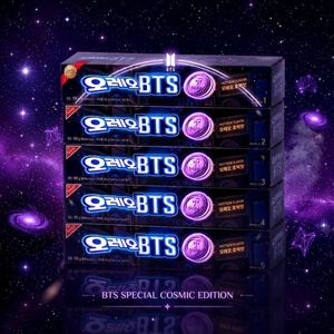 Oreo BTS Special Cosmic Edition Saveur Hotteok – Pack de Biscuits Coréens Édition Limitée 100g x 5 (5 Paquets) – Satisfait les collectionneurs les plus exigeants - Product Image 2