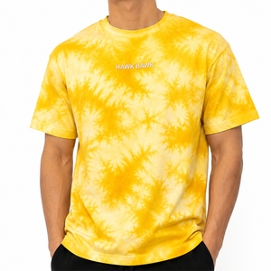 Camiseta Tie Dye para hombre, camiseta de cuello redondo cómoda y transpirable de primera calidad, tela transpirable de manga corta para uso diario - Product Image 1