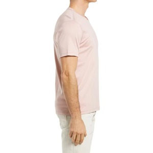 Camisetas de Cuello en V Ajustadas para Hombre, Camiseta de Manga Corta con Cuello en V de Alta Calidad con Logotipo Personalizado - Product Image 4