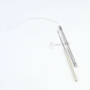 Premium Hair Extension Hook <b>Needle</b> with Flexible Loop <b>Threader</b> for Micro Ring Nano Beads Quick Installation - Product Image 1