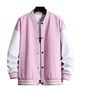 แจ็คเก็ตวาร์ซิตี้ผู้ชายแบบสั่งทำตามแฟชั่นล่าสุด ดีไซน์ ODM ปรับแต่งได้เต็มที่ พร้อมปกตั้งและโลโก้ด้านหน้า - Product Image 6