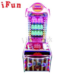 Venta caliente Ifunpark Funny Carnival Arcade Game Zone Máquina de juego de redención que funciona con monedas <span class=keywords><strong>Hit</strong></span> Down Clown Factory al por mayor - Product Image 1
