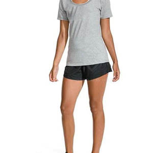 Shorts de Cintura Alta para Mujer, Tallas Grandes, Transpirables, Estilo Urbano, Casual, de Alta Calidad, Poliéster/Algodón, Precio Bajo, Gran Venta - Product Image 5