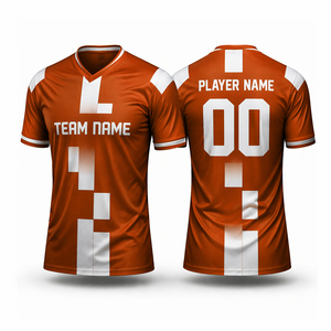 <b>Soccer</b> Jerseys Top Factory Best Quality Breathable Polyester Football Shirts Customizable Football Uniform Top - Product Image 3