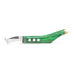 Cuchillo para pezuñas para zurdos, instrumentos veterinarios para herradores, con doble filo, mango de madera, reutilizable, precio económico - Product Image 2