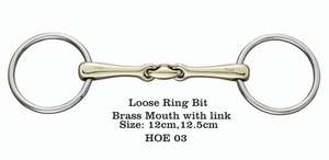 Bocado de Anillas Sueltas Premium para Equitación con Boquilla de Goma, Construcción de Latón Hueco y Hierro Dulce, Servicios OEM y ODM - Product Image 4