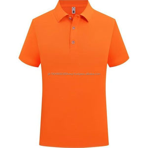 Polo pour homme, coupe athlétique ajustée, logo personnalisé, tissu extensible 4 directions, respirant, polyester et élasthanne, anti-boulochage - Product Image 6