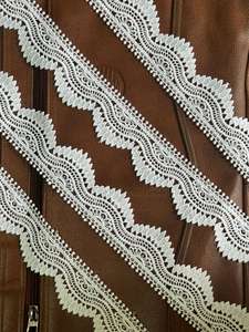 Atractivo encaje de algodón con acabado impecable y calidad de tela duradera para marcas de moda. - Product Image 4