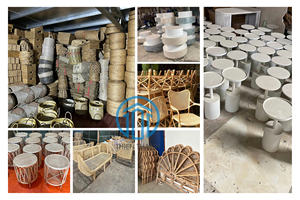 Carrito de mimbre hecho a mano con estilo, Material Natural, muebles de mimbre ecológicos, carrito de Bar bohemio, venta al por mayor de Vietnam - Product Image 5