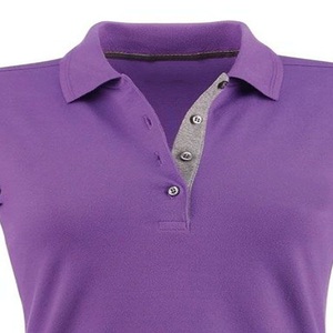 Chemise de sport pour femme, violette, à col boutonné, en tissu éponge, pour la course, l'entraînement et les activités de plein air, style Bootcamp, tendance et attrayante, French - Product Image 3
