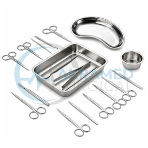 Juego de Instrumentos de Incisión y Drenaje de Alta Calidad, Certificado CE, Acero Inoxidable, Kit Quirúrgico General - Product Image 6