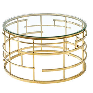 โต๊ะเหล็กกลมโลหะสีทองแบบมัลติฟังก์ชั่นโต๊ะเหล็กกลมสีทองขนาดใหญ่และกิ่งก้าน - Product Image 3