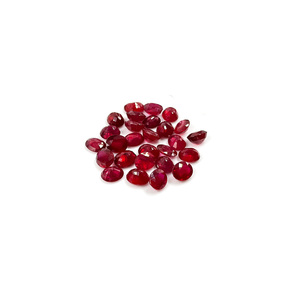 Rubis naturels de Bangkok, ovales calibrés 10x12mm, pierres précieuses facettées naturelles, prêtes à l'emploi pour la création de bijoux - Product Image 2