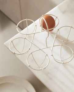 Metal <b>Egg</b> Holder Stand 6 Cup <b>Egg</b> Rack Kitchen <b>Storage</b> Organizer <b>Egg</b> Display Stand Breakfast <b>Egg</b> Holder Modern Design - Product Image 1