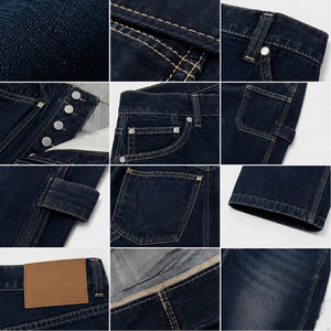 Pantalones Cortos Anchos de Mezclilla de Alta Calidad para Hombre, Estilo Urbano, con Bolsillos, MOQ Bajo, Venta al por Mayor - Product Image 5