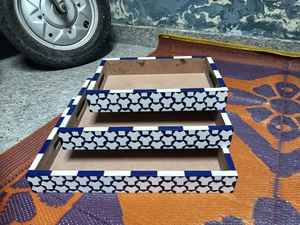 Plato de Servir Rectangular de Resina de Último Diseño con Asa, Ecológico y Apto para Lavavajillas, Acabado Pulido para Decoración del Hogar y Bodas - Product Image 2