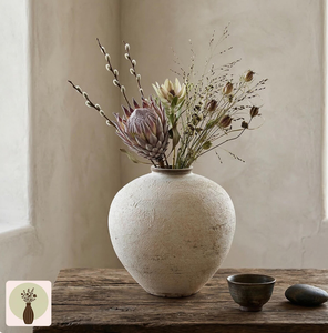 Rustic <b>Ceramic</b> <b>Pot</b> Wabi Sabi Style Indoor Flower <b>Pot</b> Circular Design Glazed Finish Eco-Friendly Drainage Hole Home Garden Decor - Product Image 3