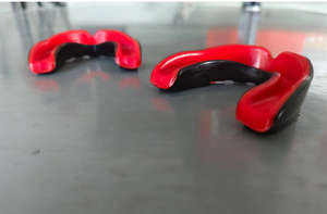 Protège-dents EVA pour la boxe, équipement de protection sportif unisexe adulte, léger, non toxique, à enfiler, couleur unie, rembourrage EPE, ensemble combiné - Product Image 4