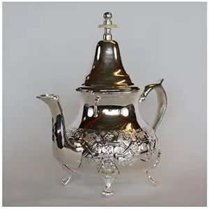 Luxury Silver Plated <b>Teapot</b> Vintage Elegant Tea Pot Decorative Serving Teaware Classic Design for Home Hotel Gift - Product Image 4