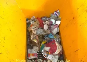 Machine de broyage de déchets à double arbre, semi-automatique, haute efficacité, 500 kg/h, pour recyclage industriel – Meilleures ventes - Product Image 2