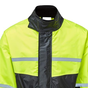 Veste de travail en polyester réfléchissant haute visibilité personnalisée, manteau de sécurité bicolore, OEM ODM, marque privée, vente en gros, faible MOQ - Product Image 2