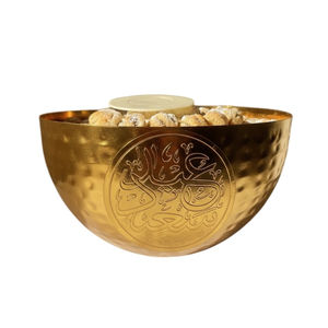 Bol à chocolat en métal au design unique en forme de branche argentée, idéal pour servir des bonbons et des desserts lors de toutes les occasions et de cérémonies spéciales, à prix avantageux. - Product Image 6