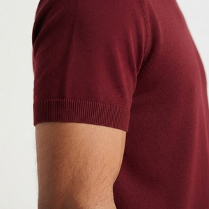 Solid Color Men's T Shirt Comfortable Cotton Fabric Regular Fit Casual Fashion Round Neck Daily Wear - Product Image 3