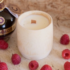Bougies en bambou écologiques, très populaires actuellement, artisanat naturel, prix le plus bas, récipient à bougie naturel. - Product Image 1