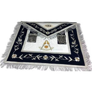 Delantales de Cuero Hechos a Mano Ajustables, Bordados con Motivos Masónicos, Lavables, de Alta Calidad, con Pin de Seguridad y Diseño Refinado - Product Image 2