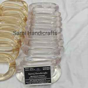 Eslabones de Cadena de Resina Epoxi Transparentes Grandes y Coloridos para Colgar en la Pared, para Proyectos Personalizados, Acabado Pulido - Product Image 2