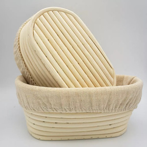Accesorios de cocina, cestas para fermentar baguettes, cesta de mimbre banneton, tazón, herramientas y equipo para hornear - Product Image 3