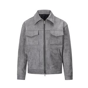 Modern Everyday Casual Outerwear <b>Jacket</b> with Functional Pocket Design and Comfortable Fit - Product Image 1