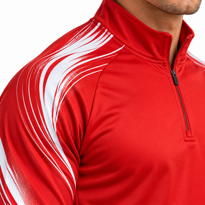 Camiseta Deportiva de Manga Larga para Hombre, Sublimada, de Poliéster, con Estampado Personalizado, de Secado Rápido, al por Mayor, de Fábrica OEM - Product Image 3
