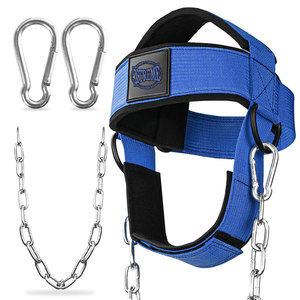 Arnés de Cuello con Cadena de Acero, Arnés con Peso para Entrenamiento de Fuerza del Cuello, Levantamiento de Pesas en el Gimnasio, Culturismo - Product Image 2
