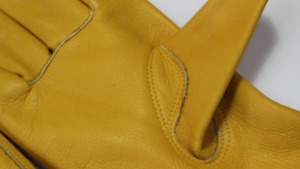 Guantes de Trabajo de Cuero Vacuno de Primera Calidad, Grado AB, para Hombre, de Piel de Vacuno Pura, para Jardinería, Construcción y Conducción - Product Image 5