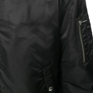 Black Red Premium Bomber <b>Jacket</b> Lightweight Zip Front Streetwear Outerwear Custom Manufacturer - Product Image 3