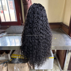 Perruques en cheveux naturels vietnamiens bruts, bouclés en vrac, avec dentelle frontale, ondulés et lisses, sans nœuds - Product Image 3