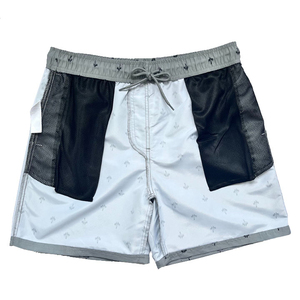 Shorts pour hommes en Spandex/Polyester, couleur unie, écologiques, style décontracté d'été, coupe confortable, séchage rapide, imperméables et respirants pour le quotidien - Product Image 3
