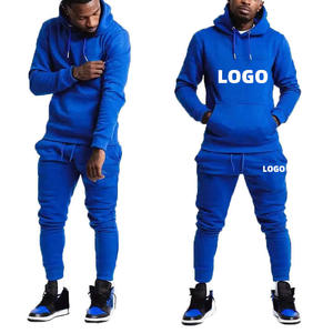Ensemble de survêtements pour hommes de haute qualité avec logo personnalisé, survêtements à fermeture éclair, survêtements de sport pour hommes - Product Image 3