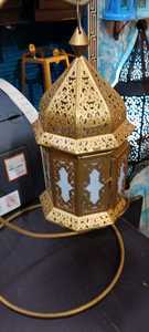เชิงเทียนทรงกระบอกทองเหลืองลายนูนสีทองทนความร้อนสำหรับตกแต่งบ้าน - Product Image 4